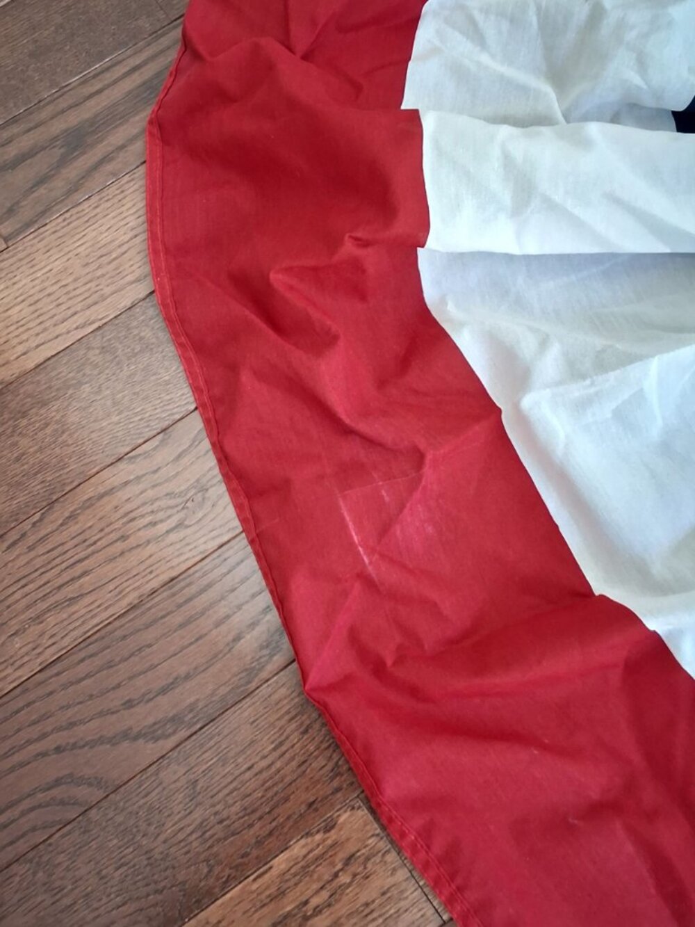Patriotic 71" L Red White Blue Pleated Banner Bunting Stars USA - Picture 3 of 8